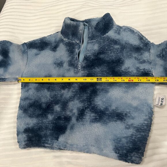 Sherpa Cropped Pullover Jacket Girls Large NWT - Picture 3 of 6